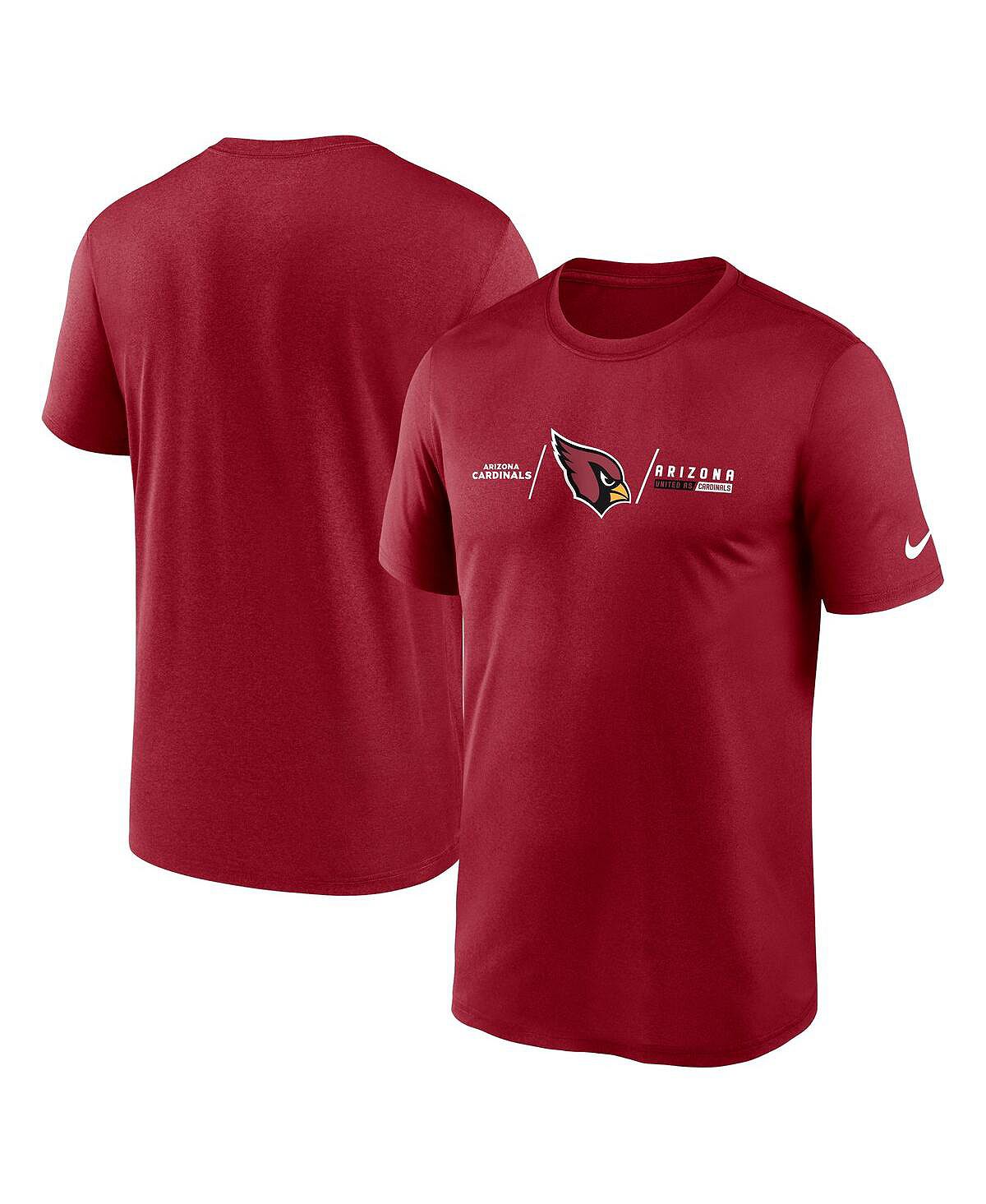 Мужская футболка cardinal arizona cardinals horizontal lockup legend Nike