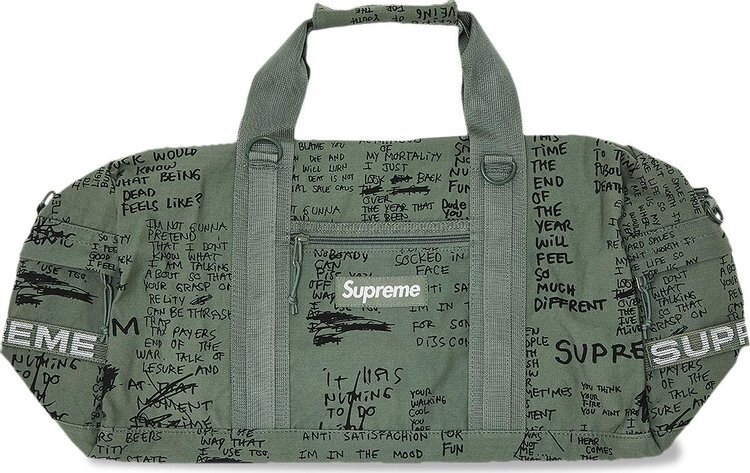 цена Сумка Supreme Field Duffle Bag Olive Gonz, зеленый