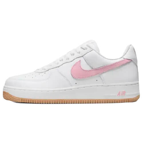 Кроссовки Nike Air Force 1 Low Retro QS, белый/розовый кроссовки nike air force 1 low retro qs белый зеленый желтый