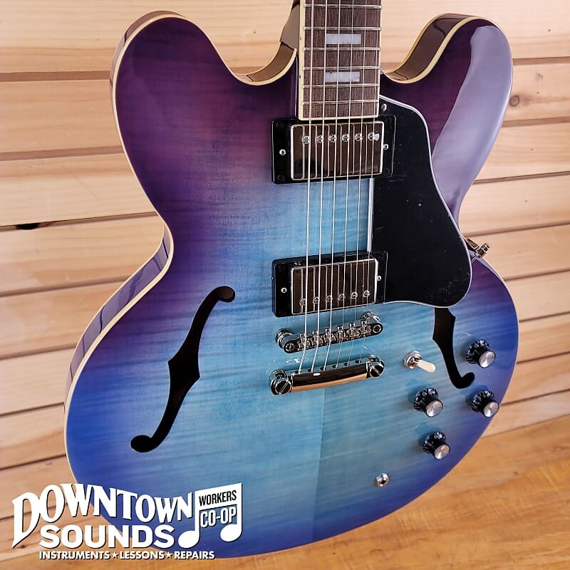 

Epiphone ES-335 Figured - Взрыв черники ES-335 FIGURED - BLUEBERRY BURST