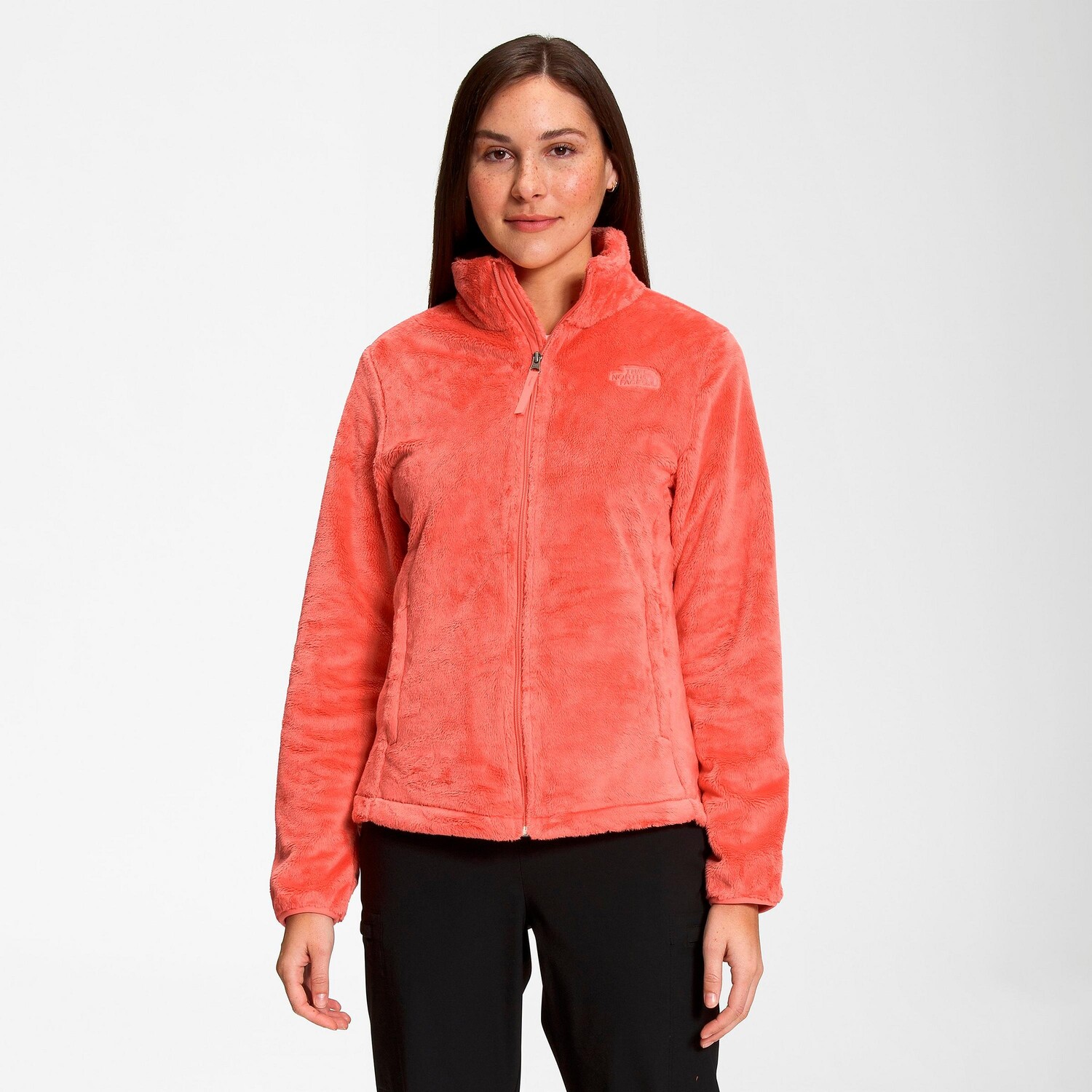 

Женская куртка The North Face Osito с молнией во всю длину, апельсин