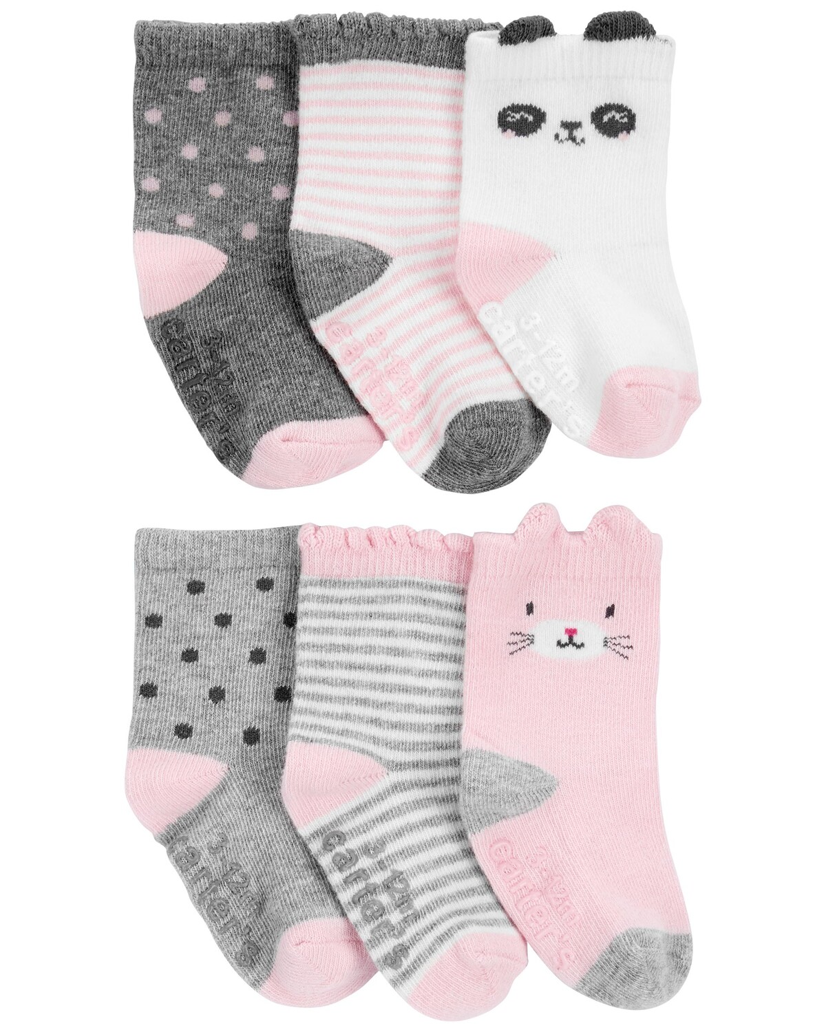 

Детские носки Critter (6 пар) Carter's, мультиколор