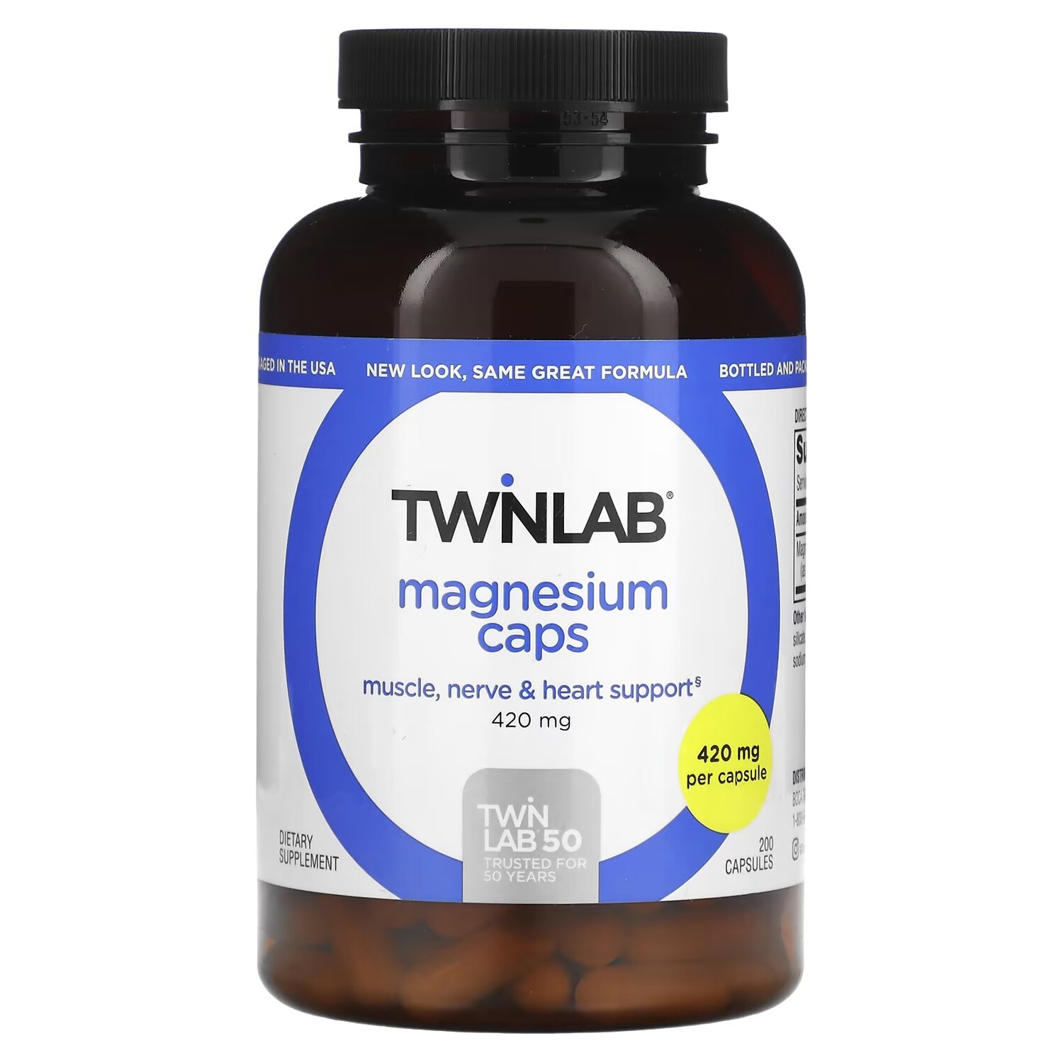 

Twinlab Капсулы магния, 200 капсул
