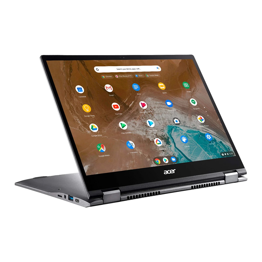Ноутбук Acer Chromebook Spin 713, 13.5 ‎2256x1504 Touchscreen 8ГБ/128ГБ, серый, английская клавиатура аккумуляторная батарея для ноутбука acer chromebook 13 cb5 311 ac14b18j 11 4v 2600mah oem