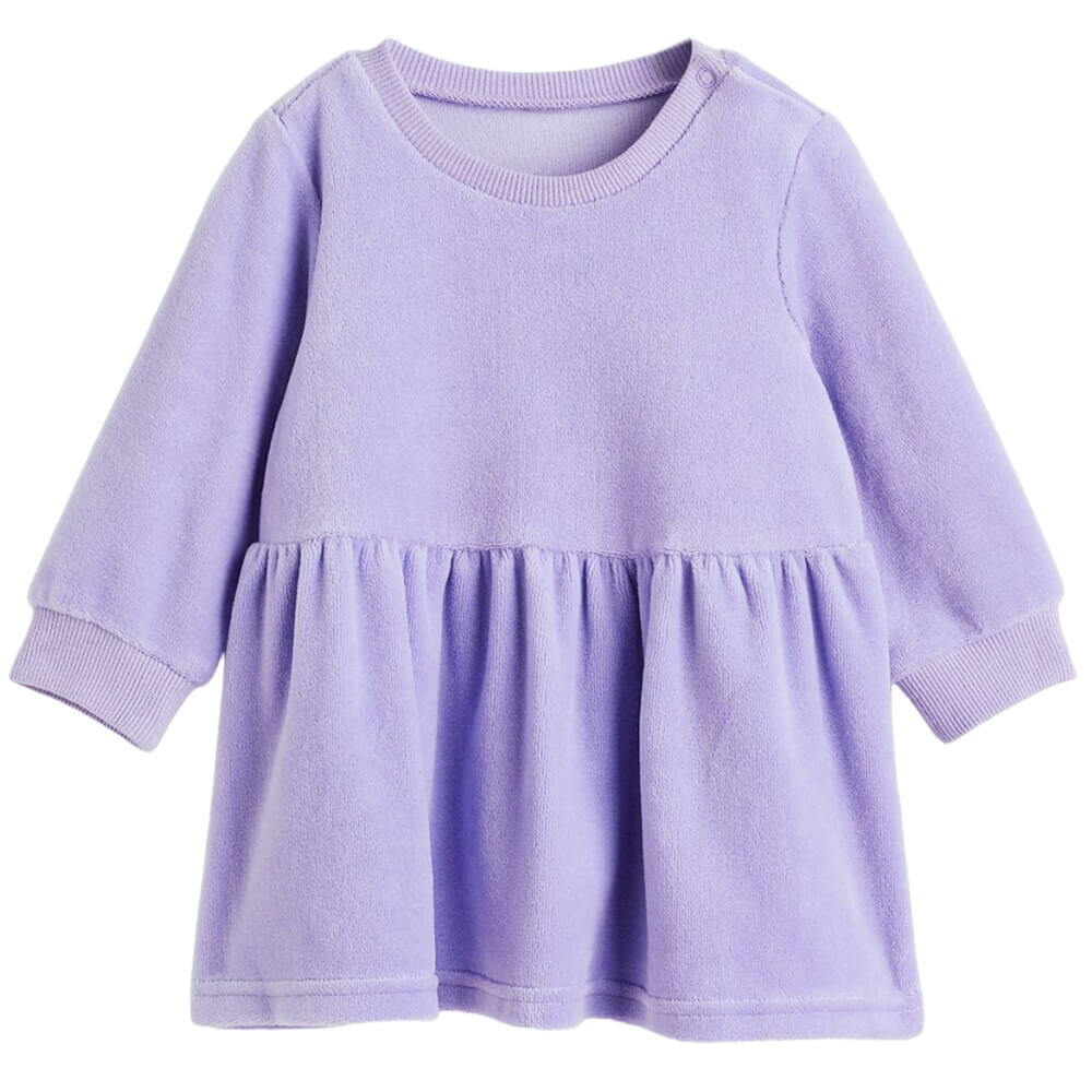 

Платье H&M Velour, светло-фиолетовый