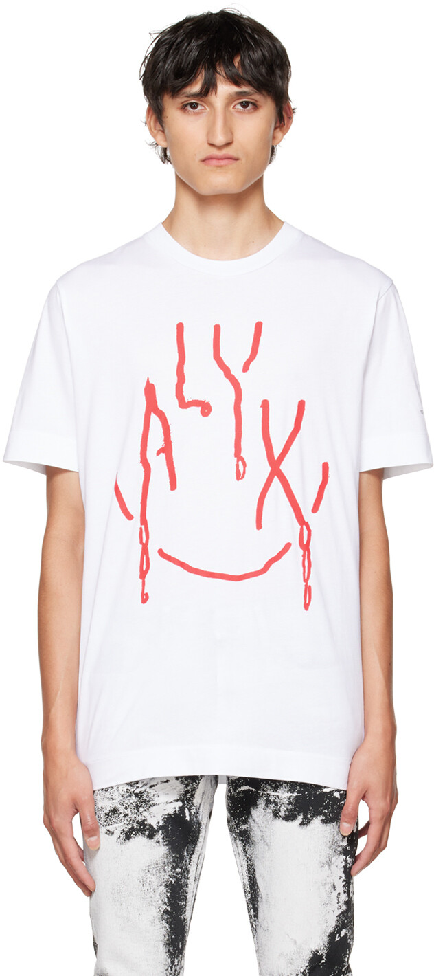 

Белая футболка с рисунком 1017 ALYX 9SM