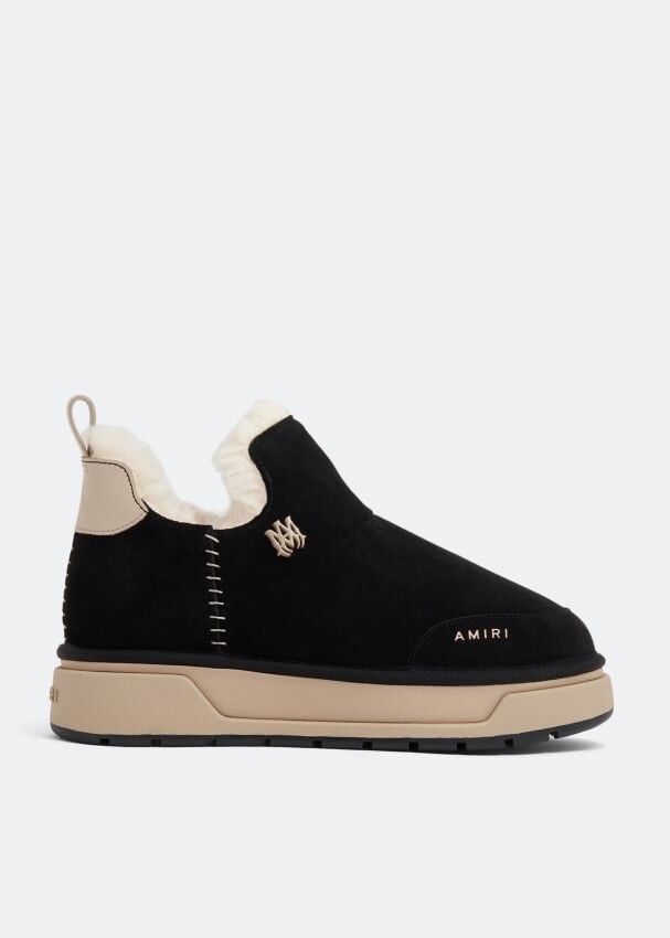 

Ботинки AMIRI Shearling puffer boots, бежевый