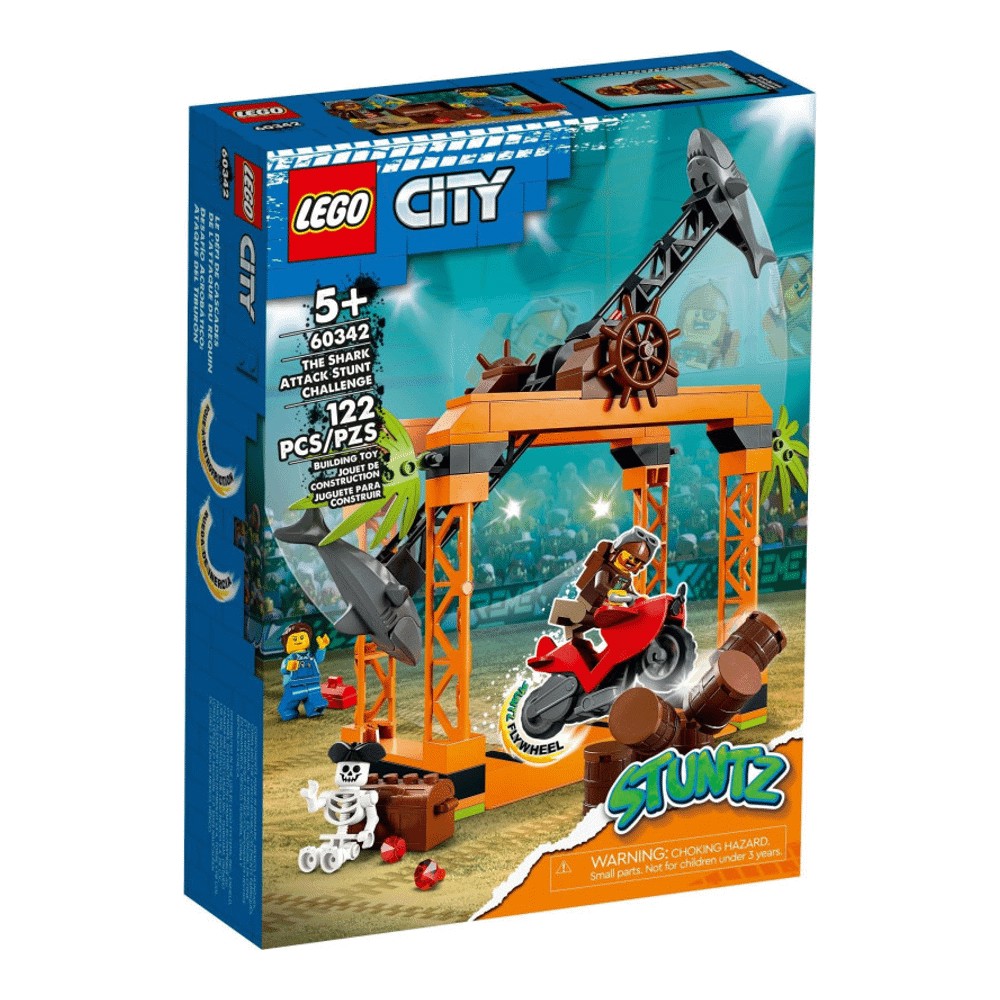 Конструктор LEGO City 60342 Трюк с акулой