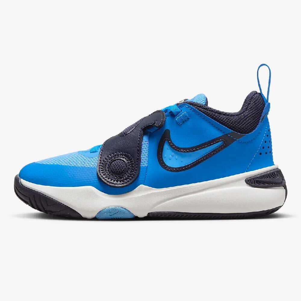 

Кроссовки Nike Team Hustle D 11 Lil Little Kids, черный/синий/белый