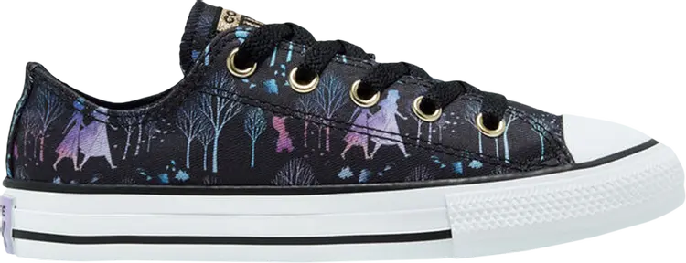 

Кроссовки Converse Frozen 2 x Chuck Taylor All Star Low GS Enchanted Forest, черный