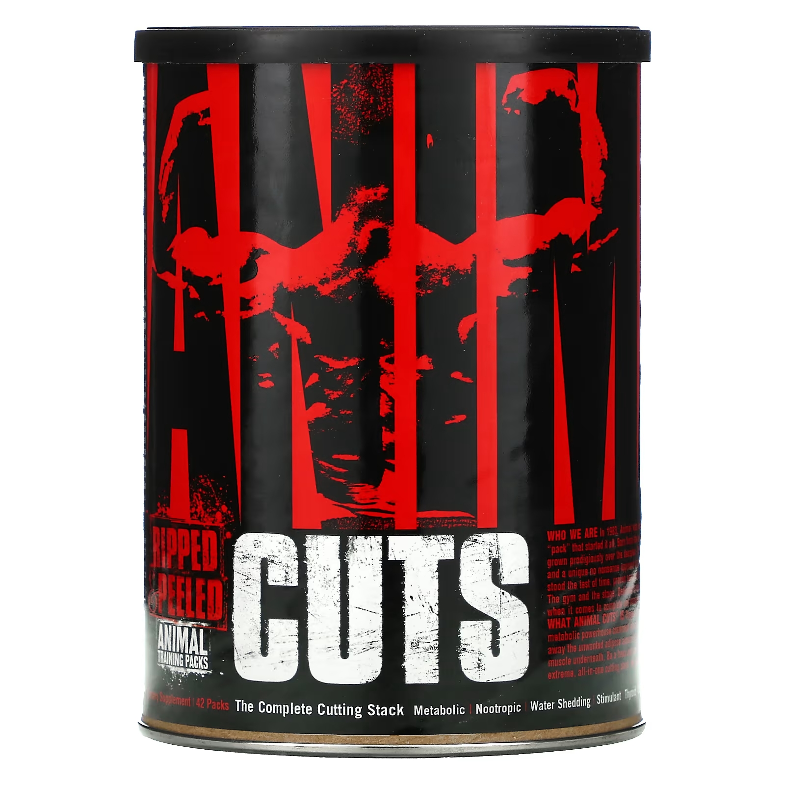 Universal Nutrition Animal Cuts Ripped & Peeled добавка для физической активности, 42 пакетика - фото