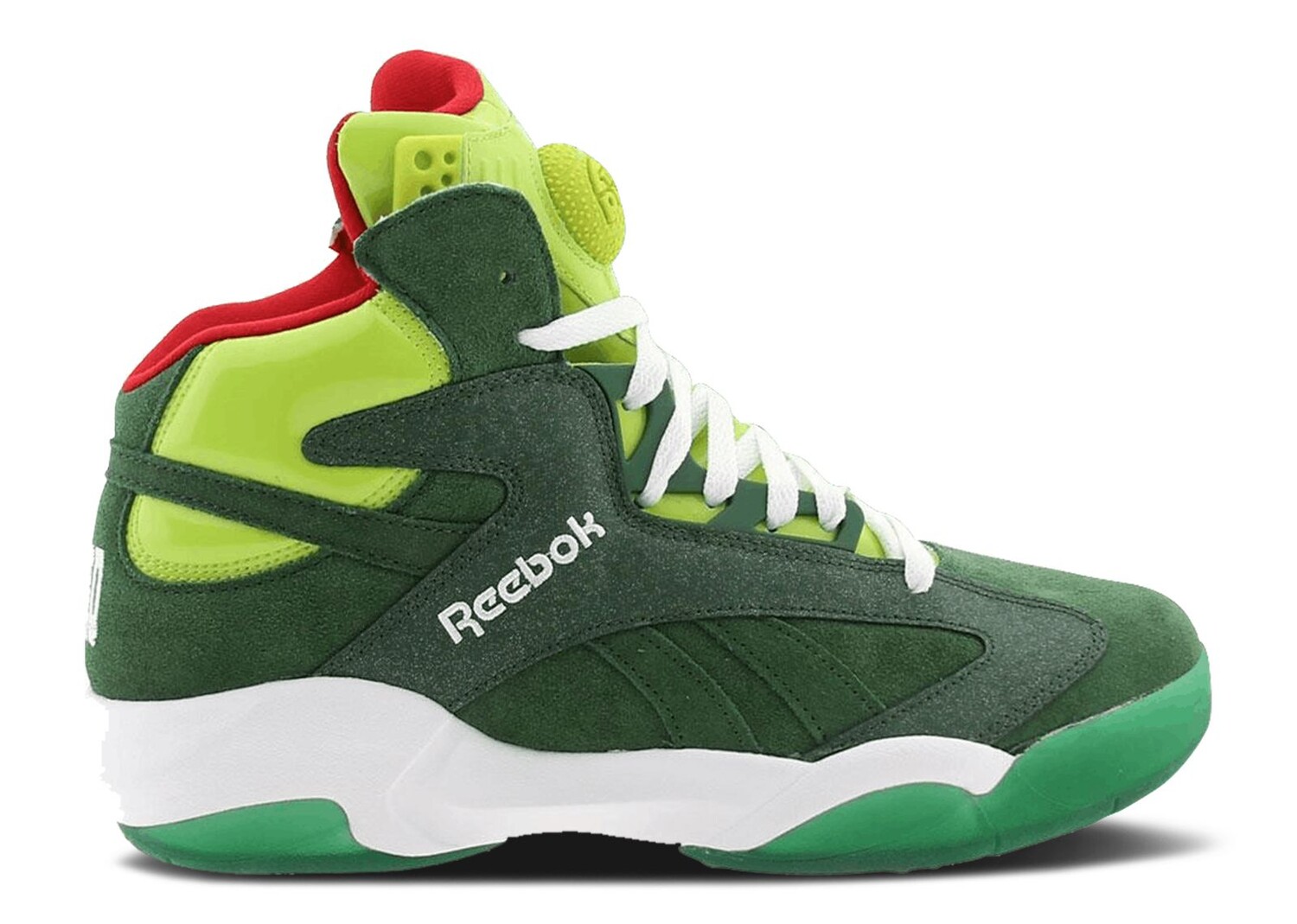 

Кроссовки Reebok Shaq Attaq 'Ghost Of Christmas Present', зеленый