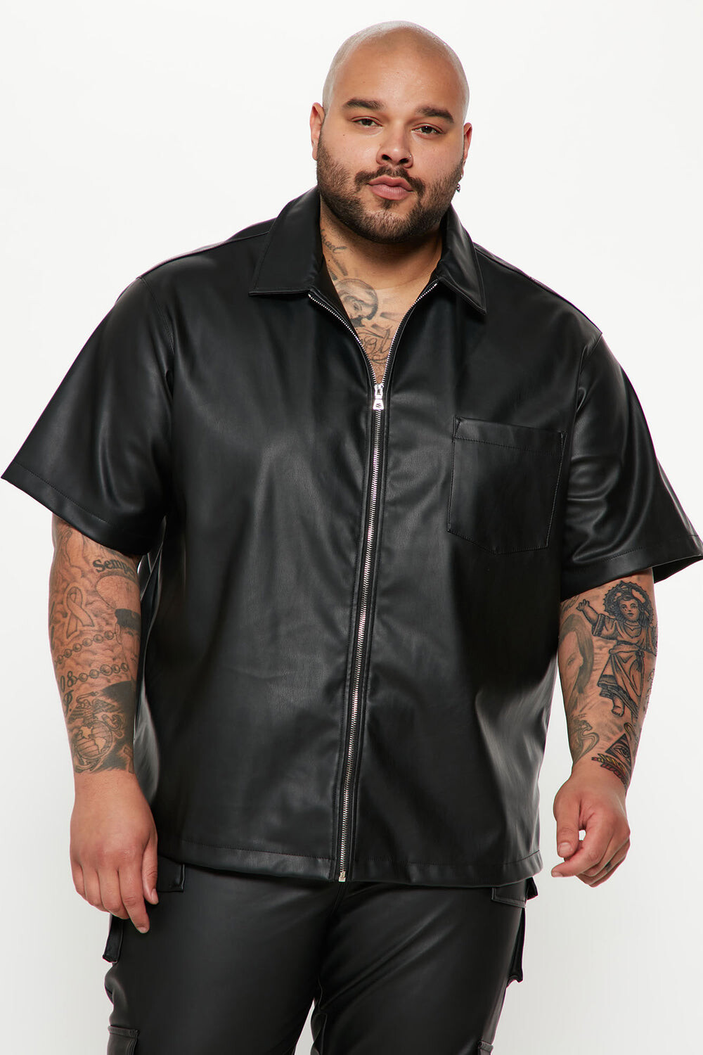 

Рубашка Fashion Nova FNMH1125, черный
