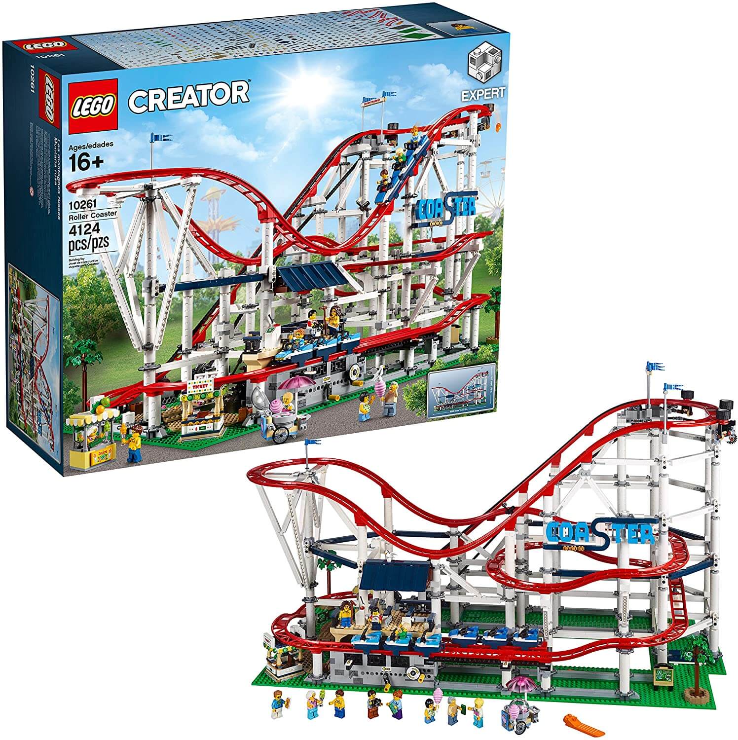 цена Конструктор Американские горки 10261 LEGO Creator