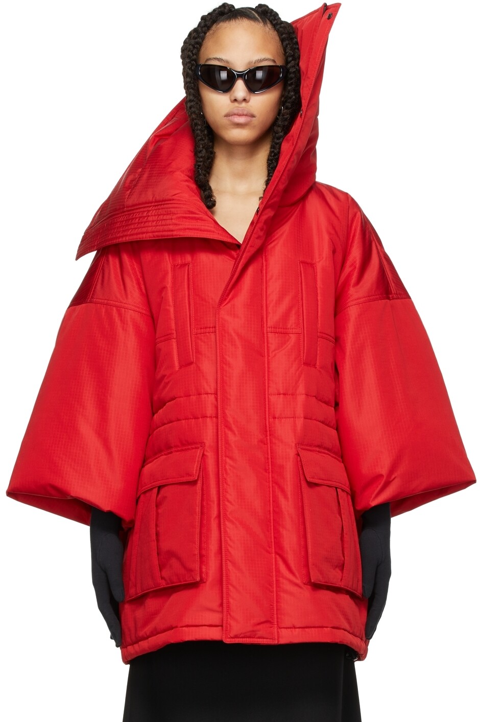 

Красная парка CB Balenciaga