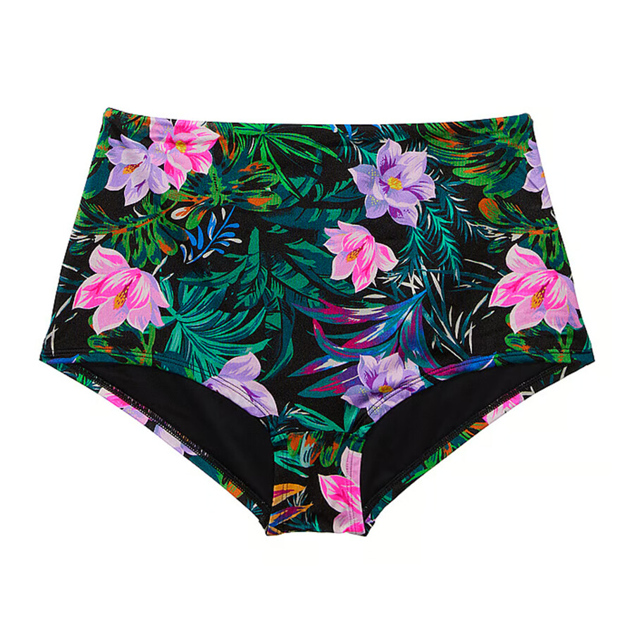 

Плавки бикини Victoria's Secret Swim Mix & Match Boyshort Smooth, черный тропический