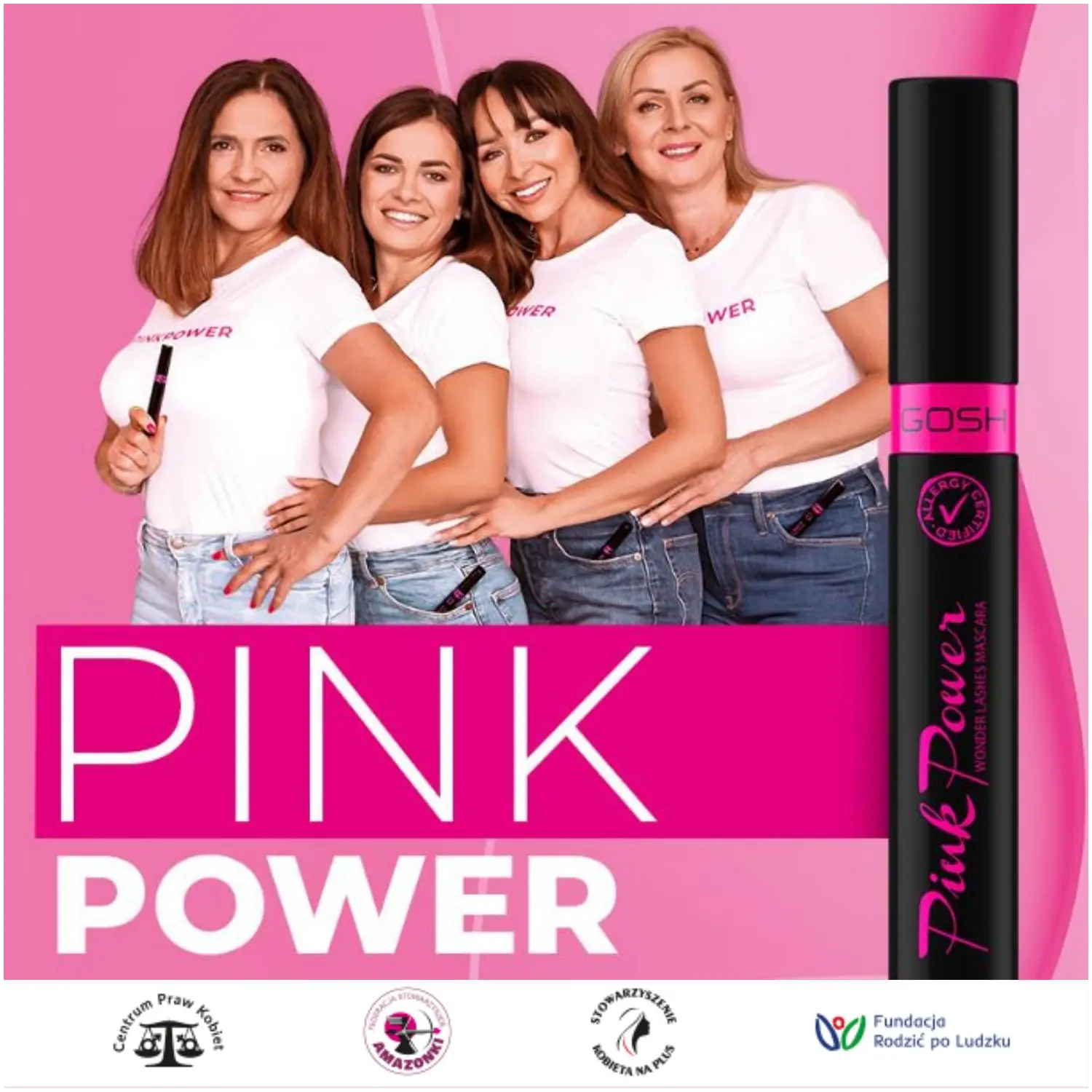 

Gosh Pink Power подкручивающая тушь, 10 мл