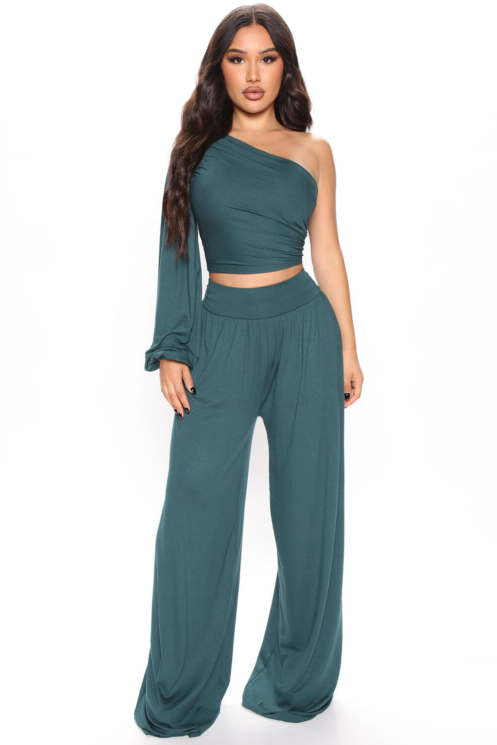 

Брюки Fashion Nova NST12393, бирюзовый