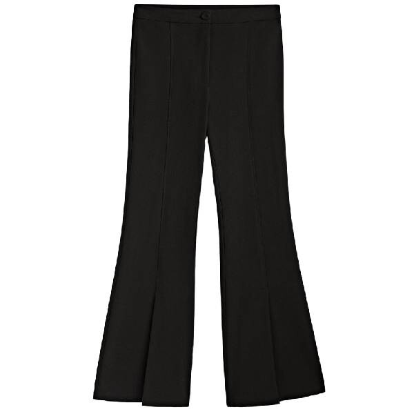 

Брюки Massimo Dutti Suit With Split Hems Studio, черный
