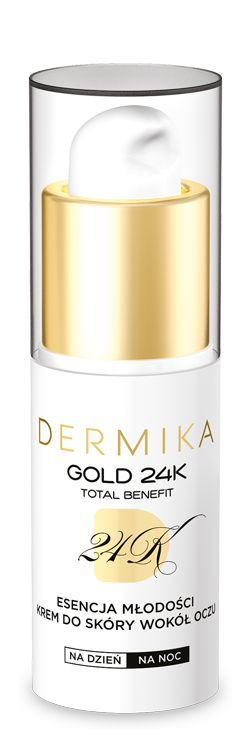 Dermika Gold 24k Total Benefit крем для глаз, 15 ml фотографии