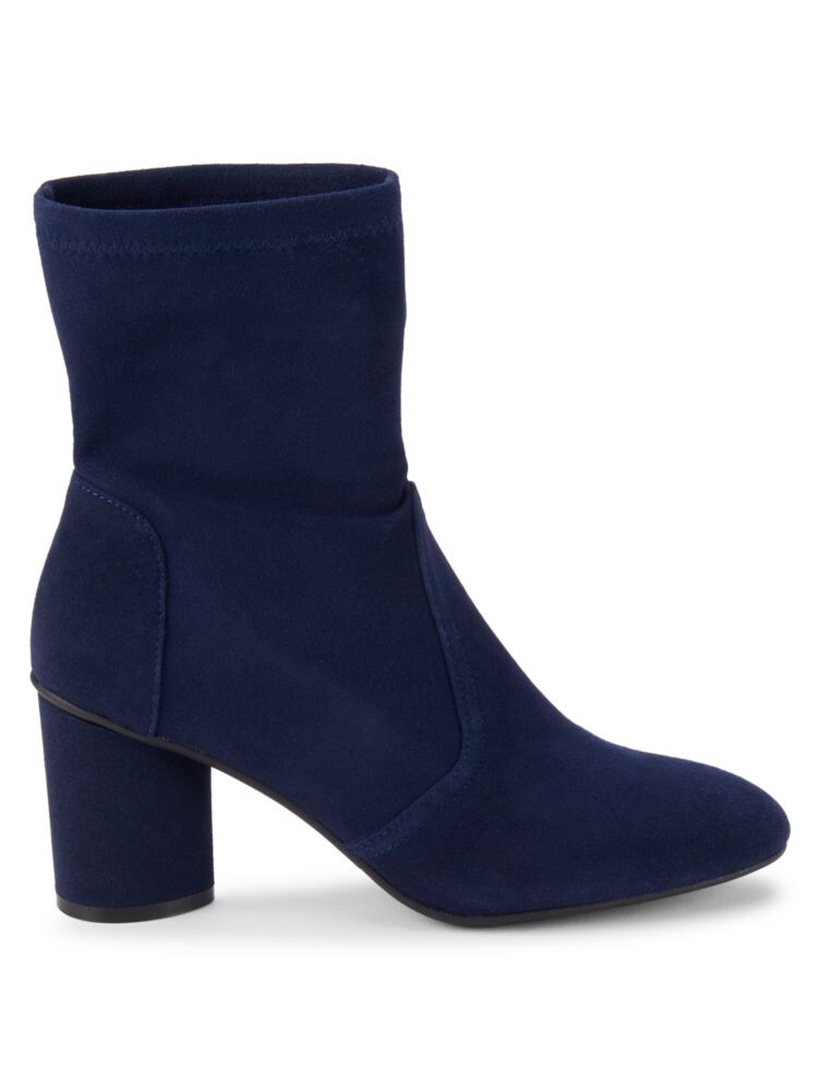 

Замшевые ботильоны Margot до щиколотки Stuart Weitzman, цвет Nice Blue