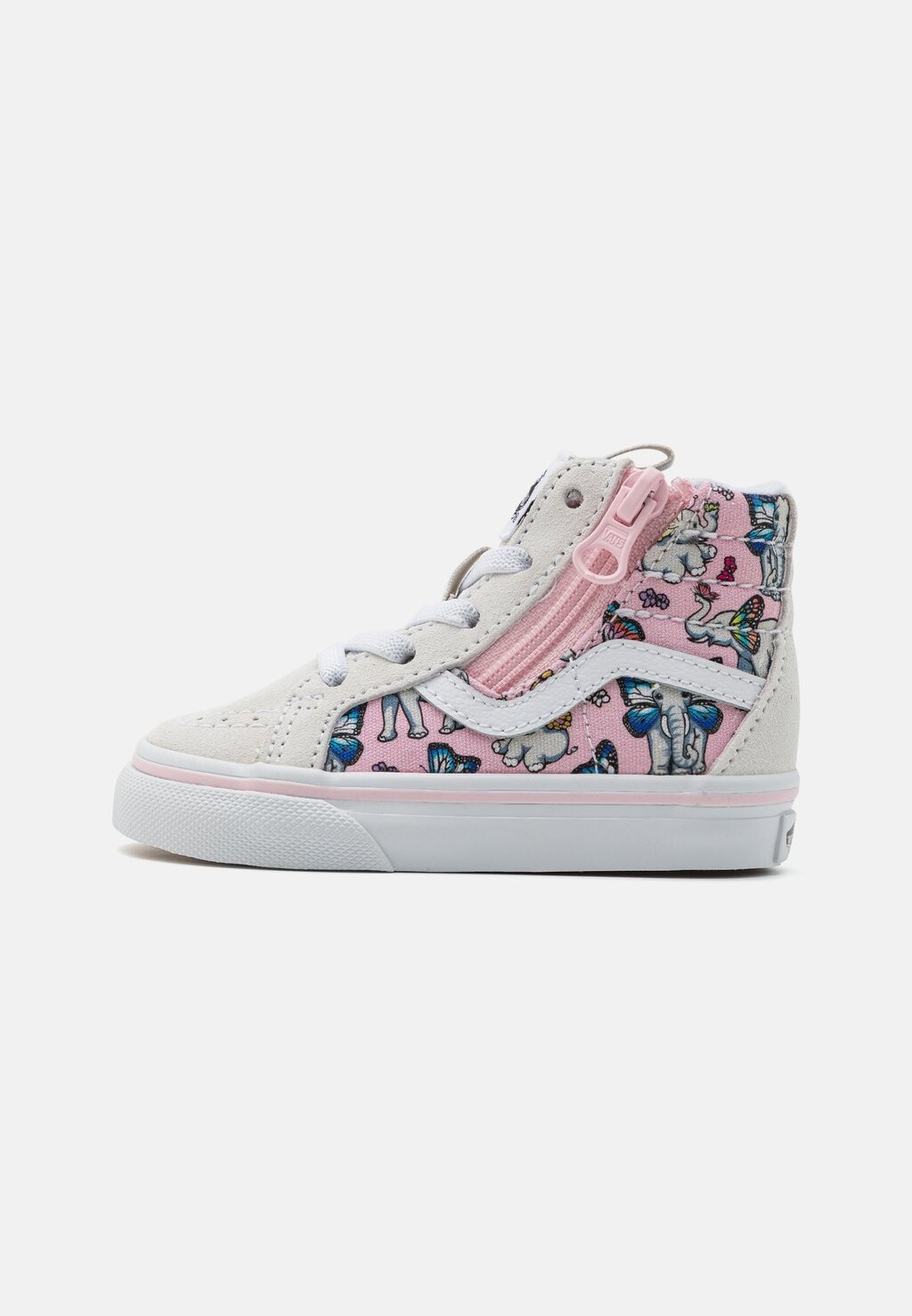 

Высокие кроссовки Sk8-Hi Reissue Side Zip Unisex Vans, цвет elephantastic grey/pink