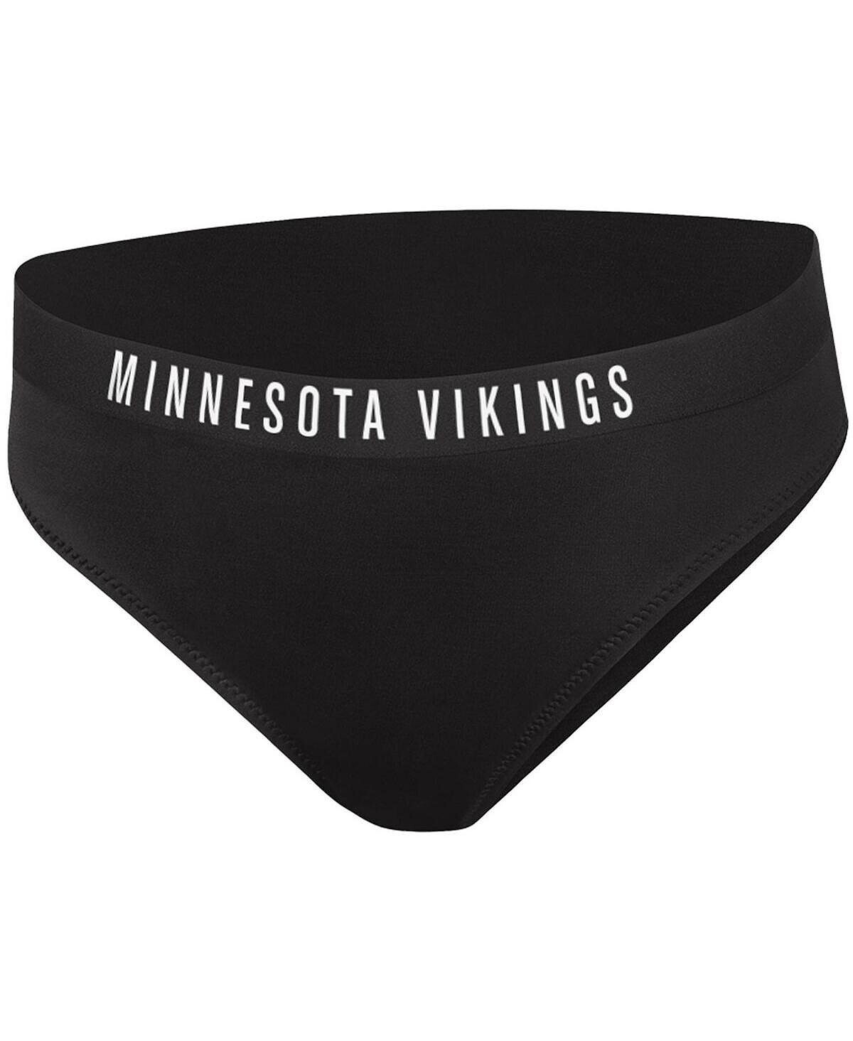 

Женские черные плавки бикини Minnesota Vikings All-Star G-III 4Her by Carl Banks, черный