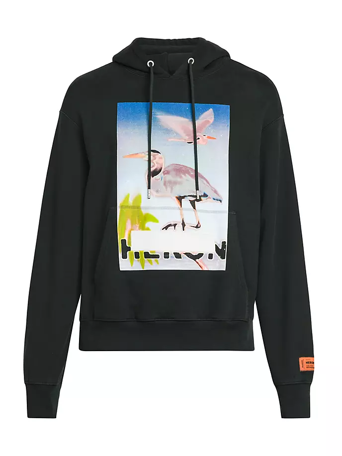 

Толстовка Heron с цензурой Heron Preston, черный