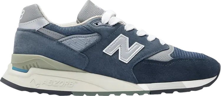 

Кроссовки 998 Made in USA 'Navy Grey' 2023, синий