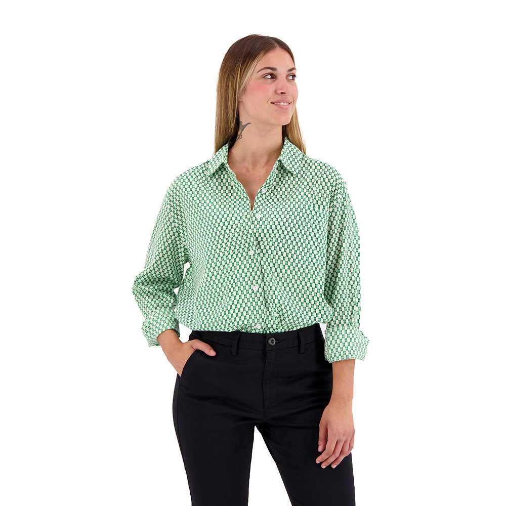 Рубашка с длинным рукавом Dockers Original, зеленый