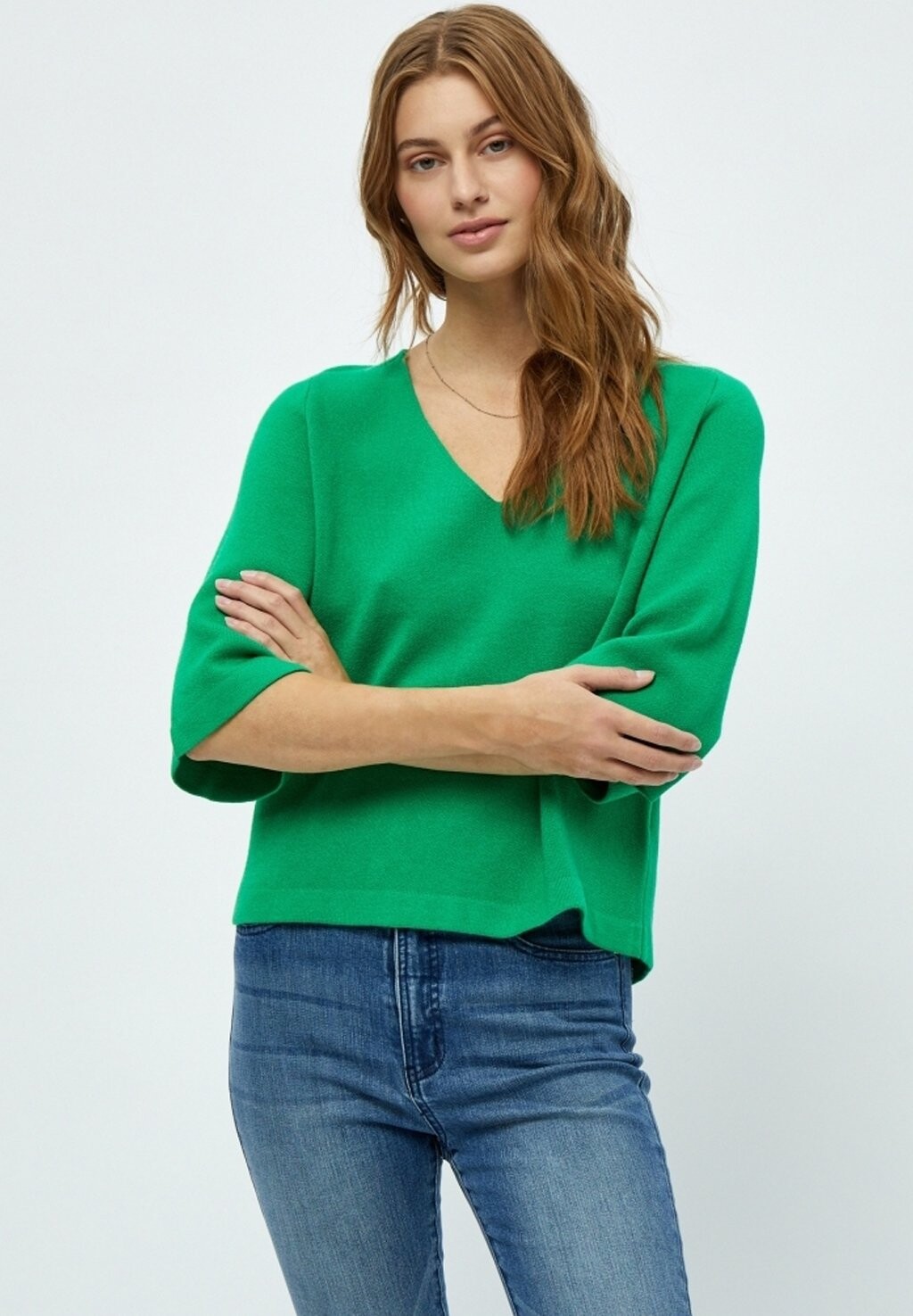 

Свитер PEPPERCORN Rosalia 3-4 Sleeve, ярко-зеленый