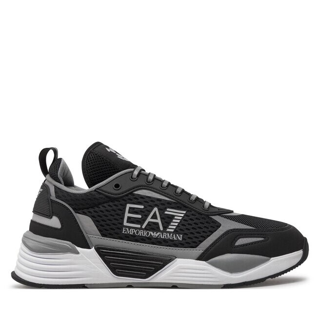 

Кроссовки EA7 Emporio Armani X8X159 XK379 N763 Black+Silver, черный