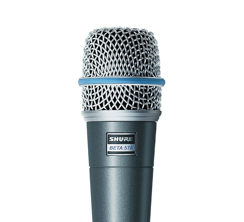 Динамический микрофон Shure Beta 57A Dynamic Instrument Microphone оригинальный динамический микрофон shure beta 58a проводной микрофон для вокального караоке прямого эфира для выступления на сцене