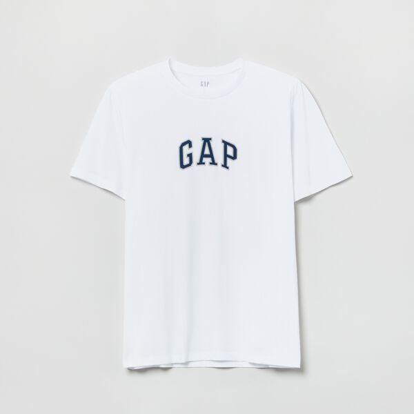 

Футболка из хлопка с вышитым логотипом Gap, белый