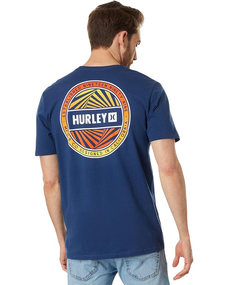 Футболка Hurley Vortex Short Sleeve Tee, цвет Abyss футболка hurley four corners short sleeve tee цвет charcoal fern
