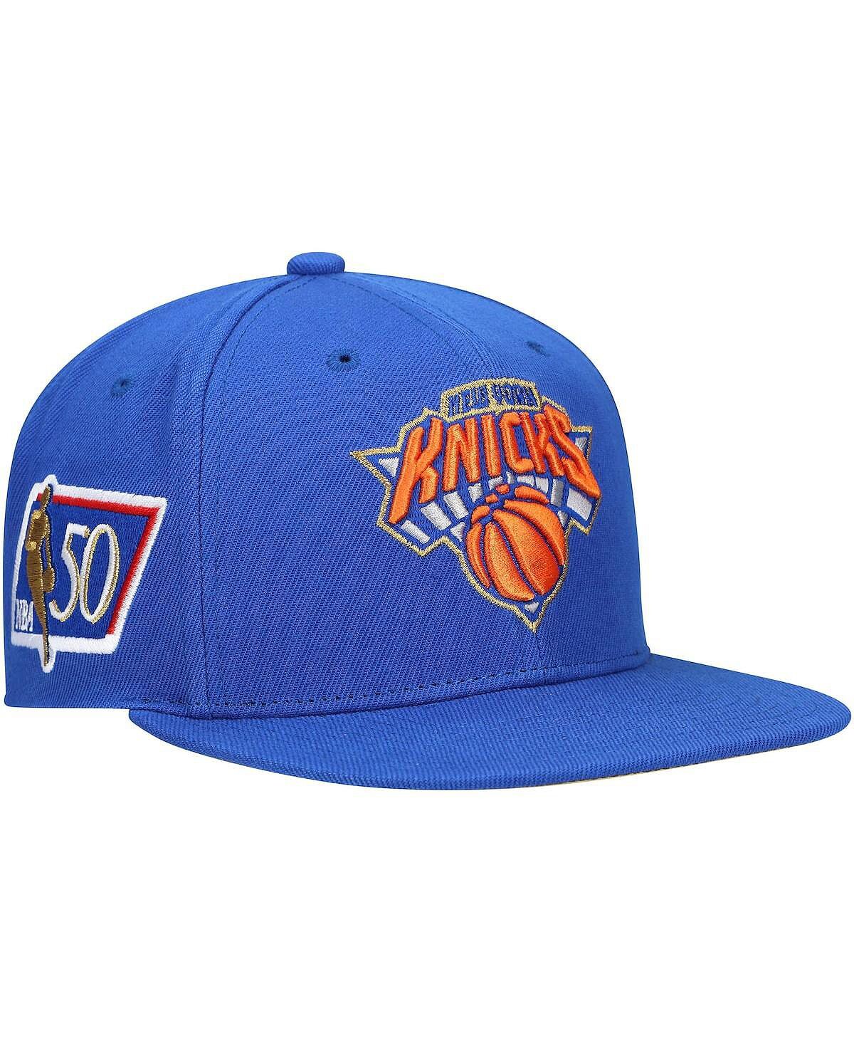 

Мужская синяя кепка Snapback к 50-летию New York Knicks Mitchell & Ness