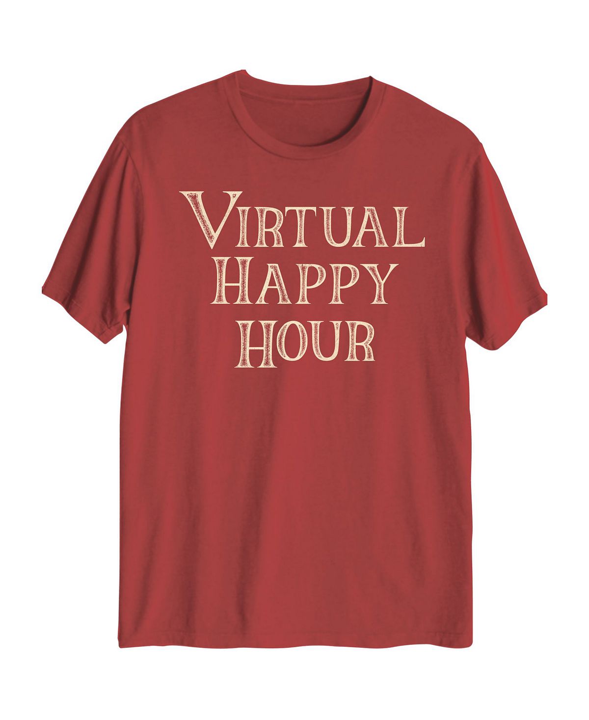 Мужская футболка с графикой virtual happy hour hybrid AIRWAVES, красный акоста марта счастливый час в каса дракула