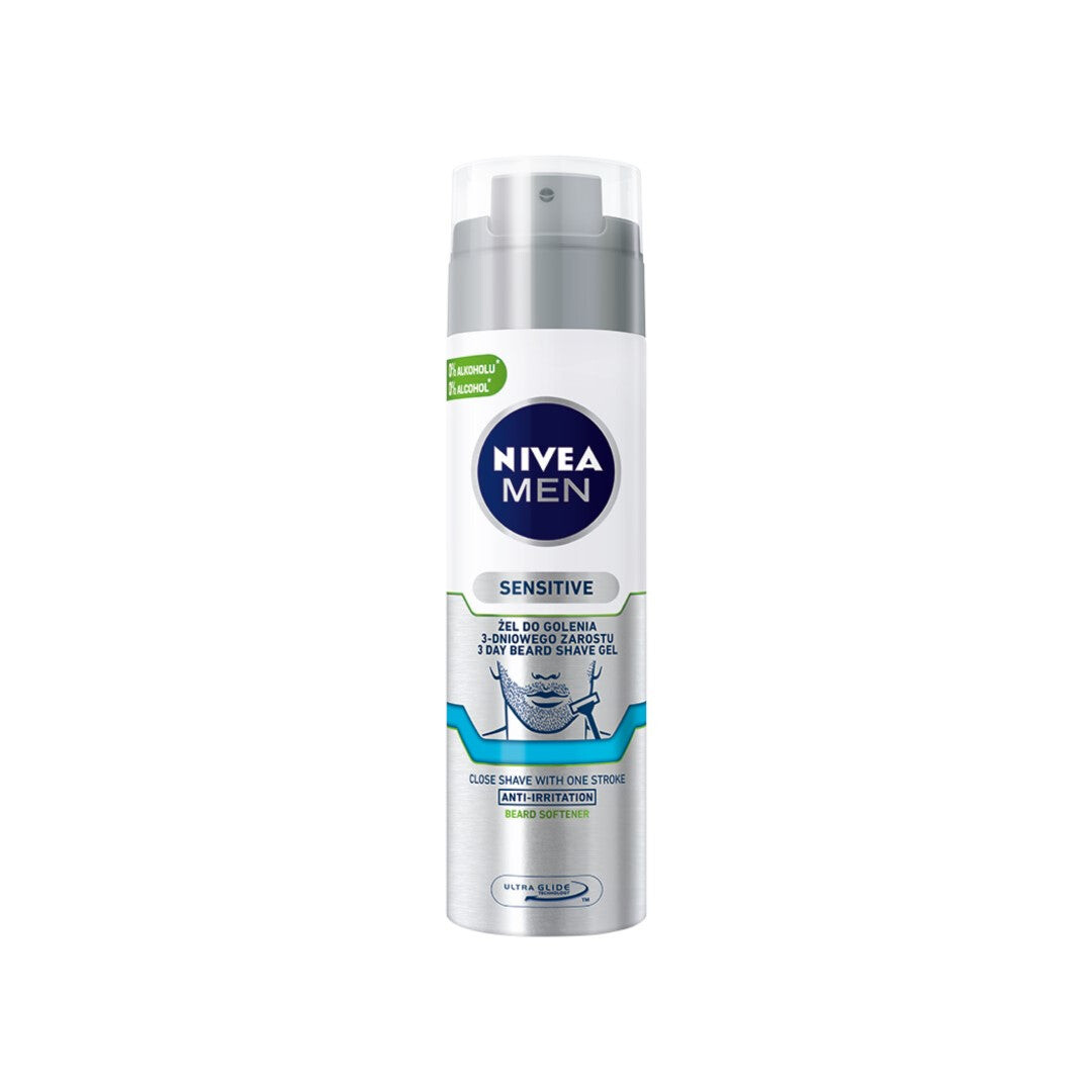 

Nivea Гель для бритья Men Sensitive для 3-дневной щетины 200мл