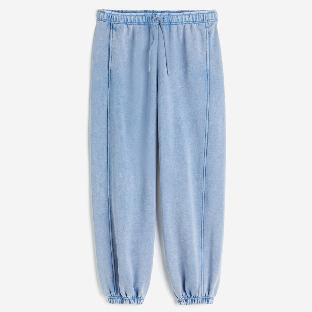 

Брюки H&M Washed-look, голубой, Синий, Брюки H&M Washed-look, голубой