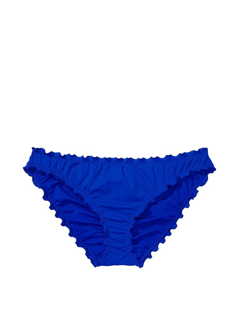 

Плавки бикини Victoria's Secret Swim Mix-and-match Ruffle Cheeky, синий