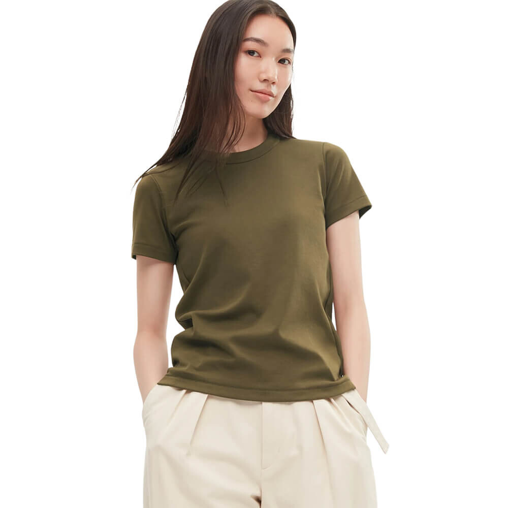 

Футболка Uniqlo U Crew Neck, коричневый