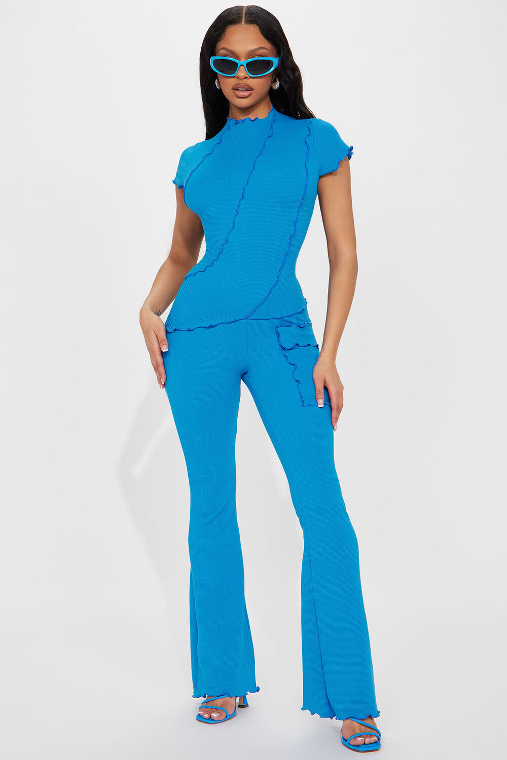 

Брюки Fashion Nova 221204, бирюзовый, Зеленый