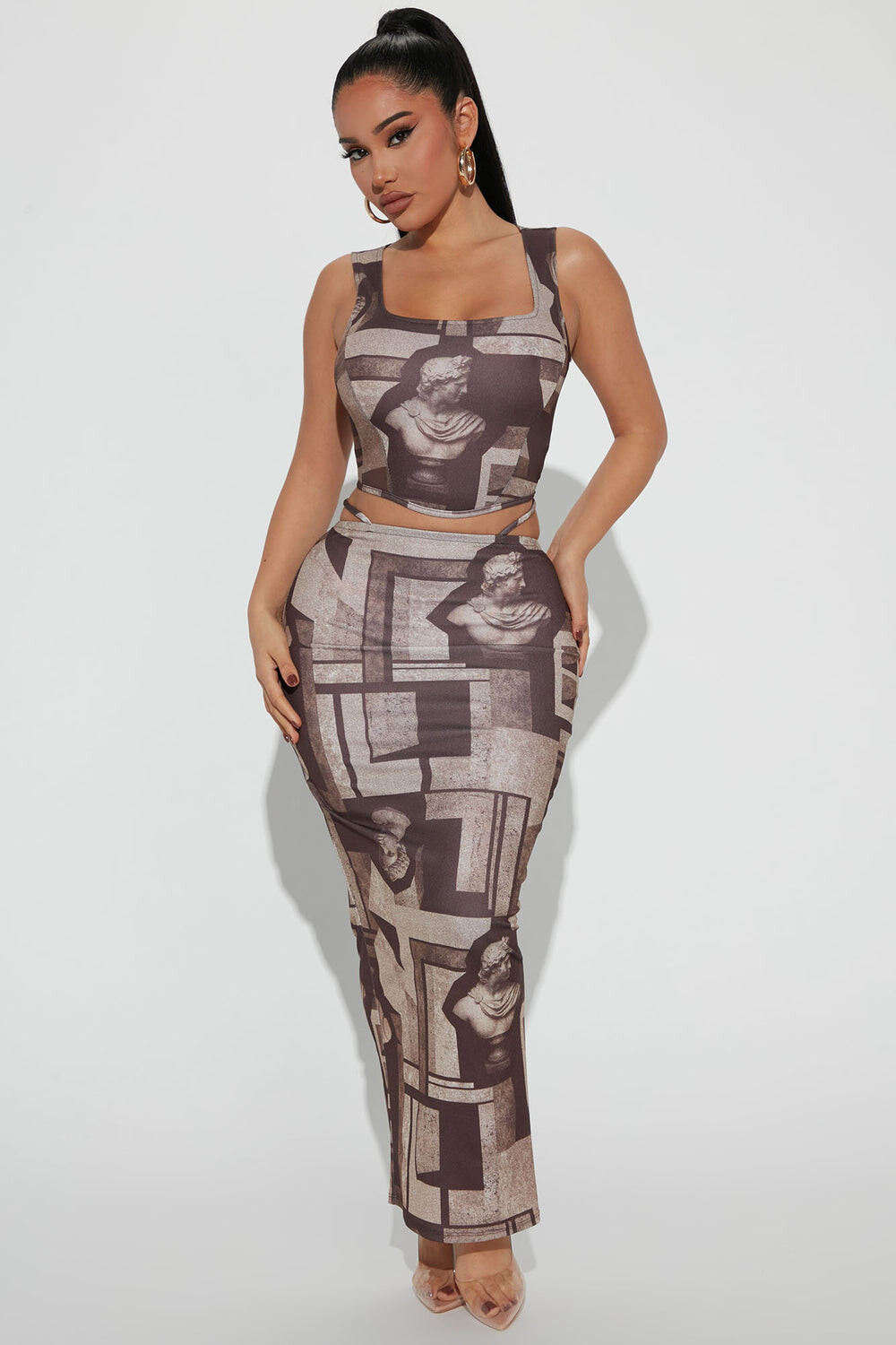 

Юбка Fashion Nova HKTS21604, коричневый