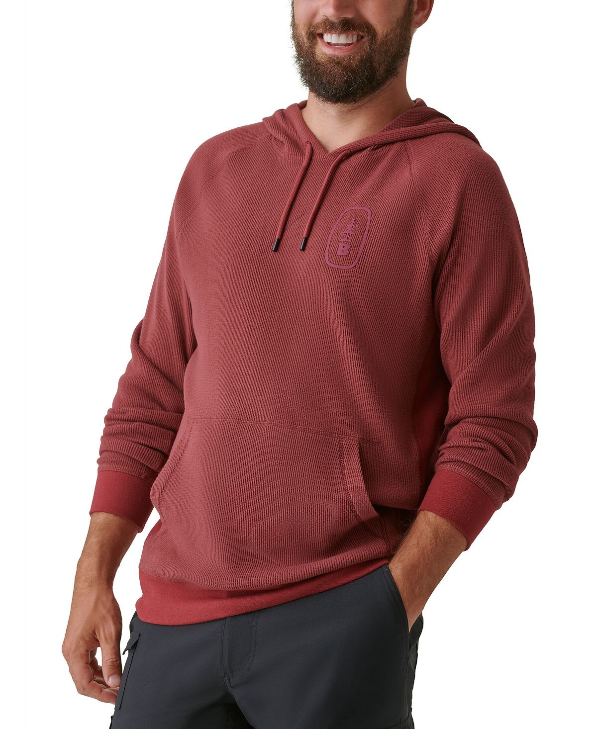 

Мужская худи bay stretch из вафельной вязки BASS OUTDOOR, мульти