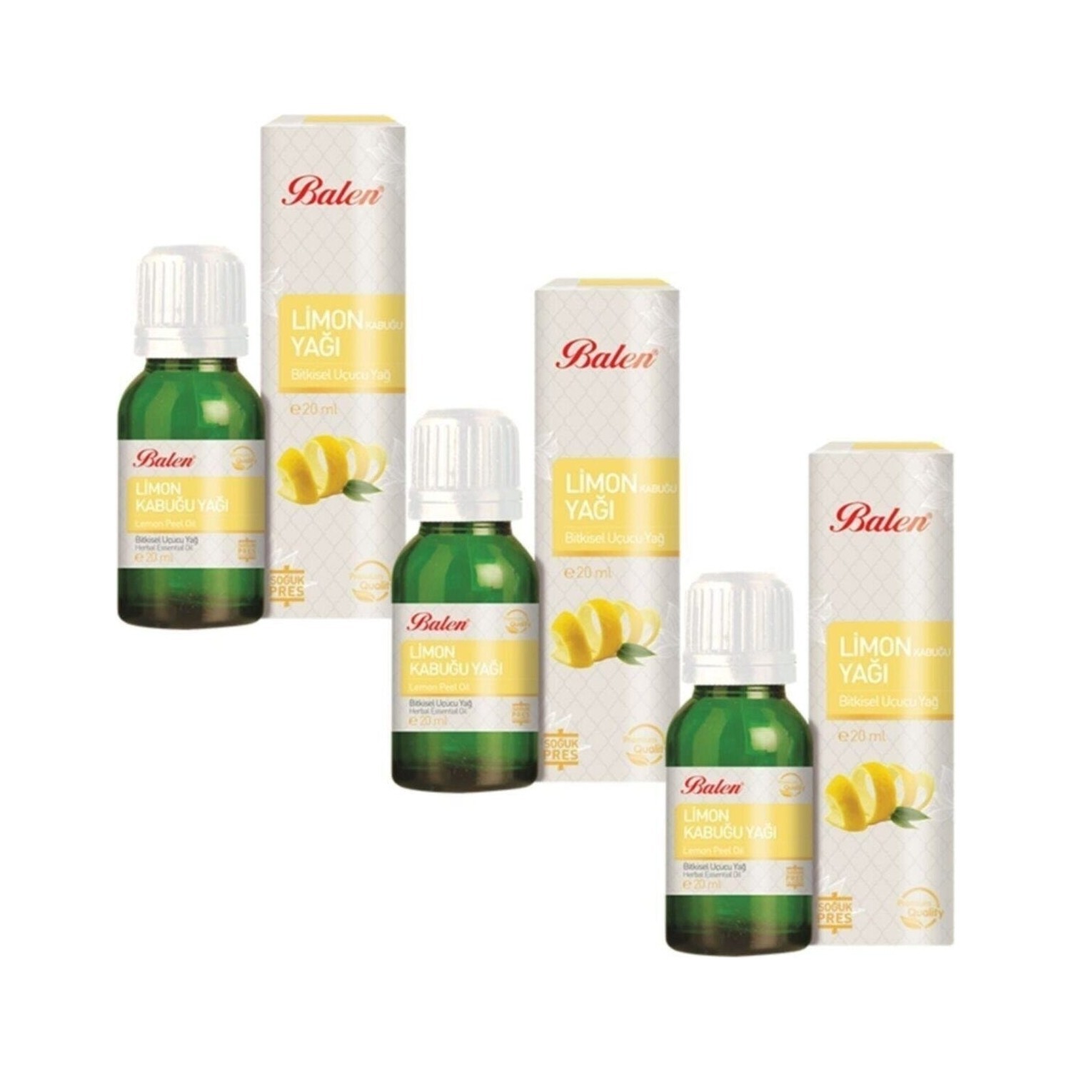 

Balen 3 Boxes Lemon Peel Oil 20 мл Лимонное масло