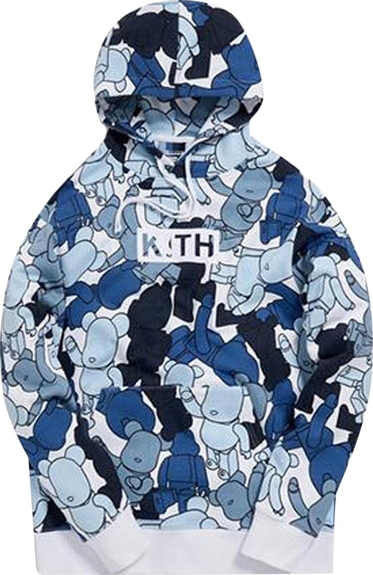 

Худи Kith x Bearbrick Pattern Hoodie 'Multicolor', разноцветный, Серый