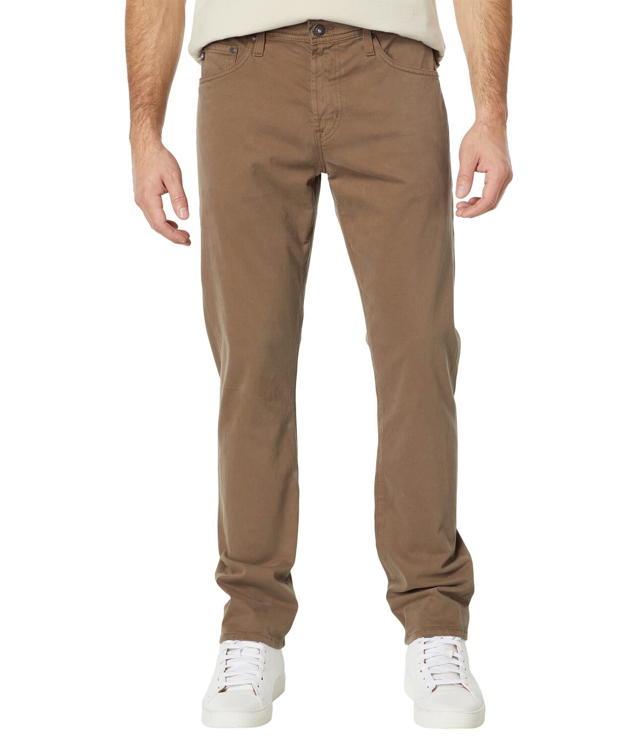 

Брюки AG Adriano Goldschmied, Everett Slim Straight Leg Twill Pants