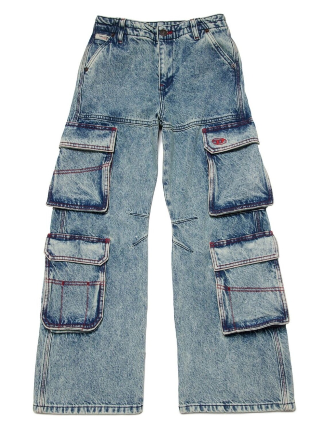 

Diesel джинсы с вышивкой Oval D, синий