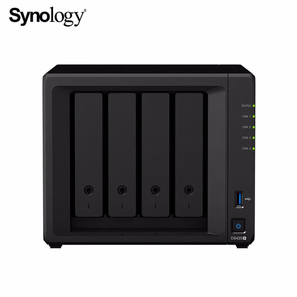 

Сетевое хранилище Synology DS420+ с 2 жесткими дисками Seagate IronWolf ST4000VN006 емкостью 4 ТБ