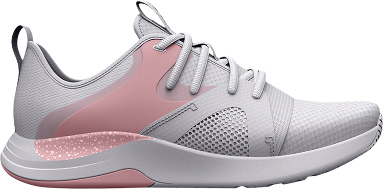 

Кроссовки Under Armour Wmns Charged Breathe Lace TR White Prime Pink, кремовый, Бежевый